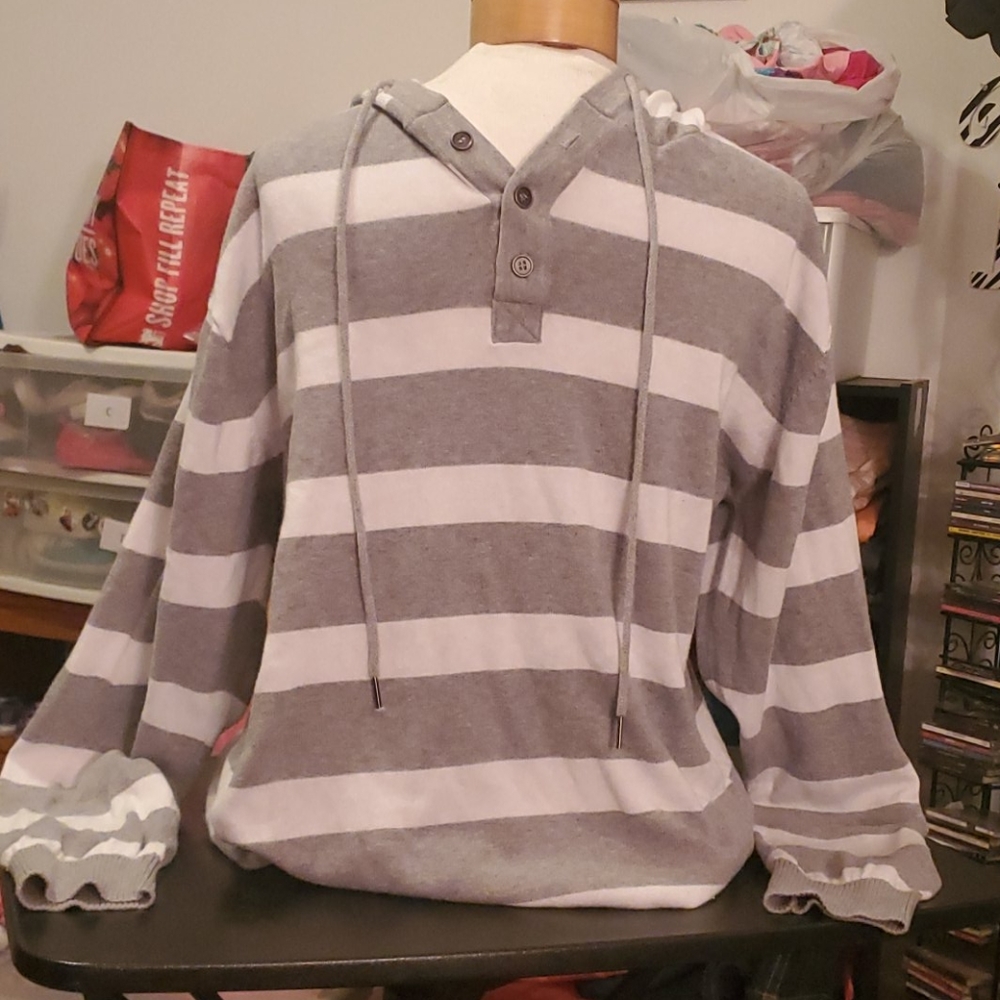 Carbon pullover Hoodie Size XXL